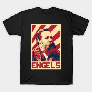 Friedrich Engels Retro T-Shirt